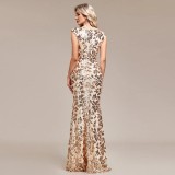 Seductive Open-Back Spaghetti Strap Cocktail Dress