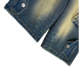 Women's Summer Casual Loose Pocket Denim Shorts
