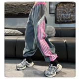 Striped Color-Block Joggers