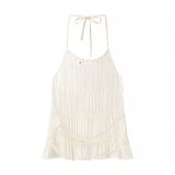 Pleated Backless Halter Neck Ruched Maxi Dress Set