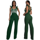 Embroidered Ribbon Artisan Jumpsuit