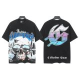 Vintage Washed Cotton Distressed T-Shirt