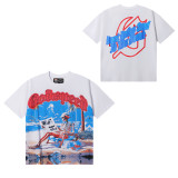 Artistic Doodle Print Cotton T-Shirt