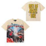 Artistic Doodle Print Cotton T-Shirt