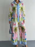 Linen Print Coordinated Set