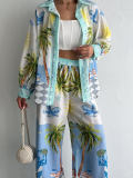 Linen Print Coordinated Set