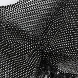IHOOV Provocative Fishnet Rhinestone Chain Top