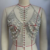 IHOOV Punk Pearl Tassel Body Chain