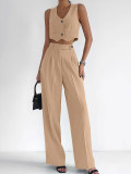 Contemporary Chic Vest Ensemble for Modern Women