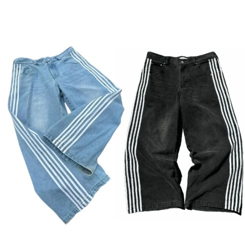 Gothic Stripe Dragging Denim