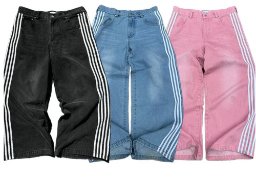 Gothic Stripe Dragging Denim