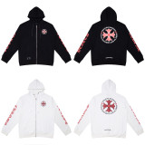 Scroll & Hoof Artistic Zip-Up Hoodie