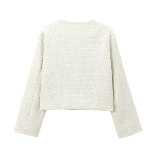 Elegant Chic Puff Sleeve Jacket