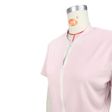 Athletic Zip Bindable Two-Piece Wide-Leg Cargo Tracksuit