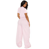 Athletic Zip Bindable Two-Piece Wide-Leg Cargo Tracksuit