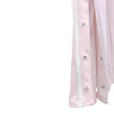 Athletic Zip Bindable Two-Piece Wide-Leg Cargo Tracksuit