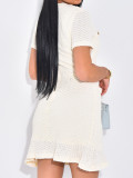 Elegant Buttoned Midi Shirt Dress