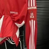 ihoov Color-Block Fishbone Waist Tie Stand Collar Cropped Jacket