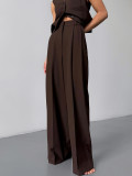 Relaxed Straight-Leg Tailored Trousers