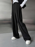 Relaxed Straight-Leg Tailored Trousers