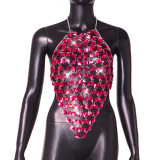 Signature Gem-Studded Halter Neck Camisole