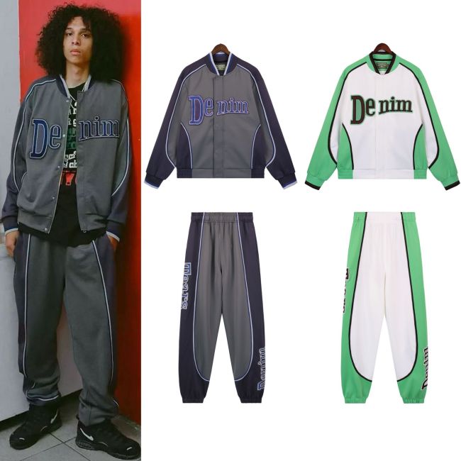 Urban Explorer Cotton-Lined Denim Tracksuit