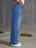 Vintage Washed Denim Jeans