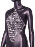 Signature Rhinestone Chain Sensational Tank Top