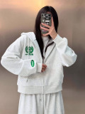 Embroidered Hoodie Two-Piece Lightweight Casual Set
