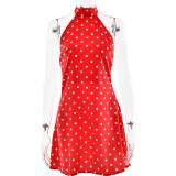 Chic Polka Dot Bodycon Dress