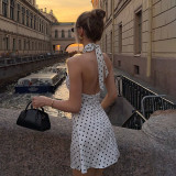 Chic Polka Dot Bodycon Dress