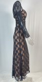Elegant Long-Sleeve Camisole Two-Piece Dress Set