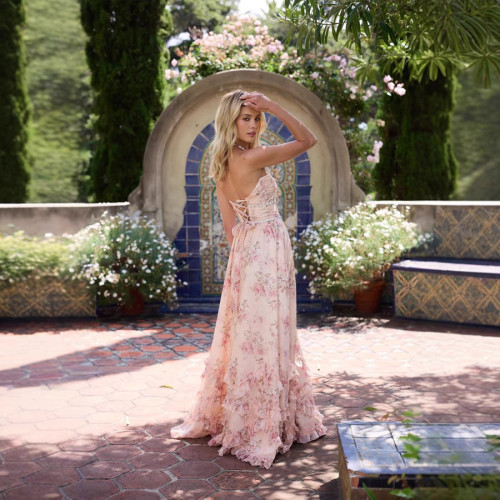 Elegant Spaghetti Strap Maxi Dress