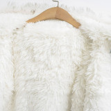 Fur-Trim Hooded Quilted Jacket