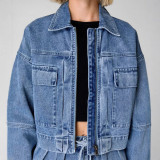 Utility Denim Jacket Set