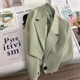 Cropped Blazer Jacket