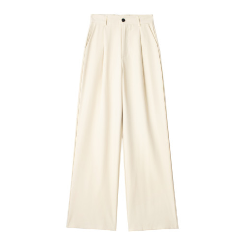 ihoov Pleated High-Rise Straight Leg Pants