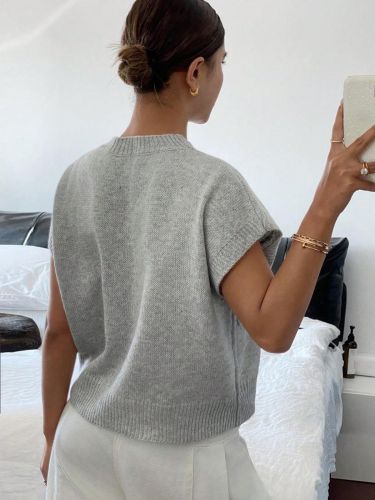 Exquisite Jacquard Knit Vest