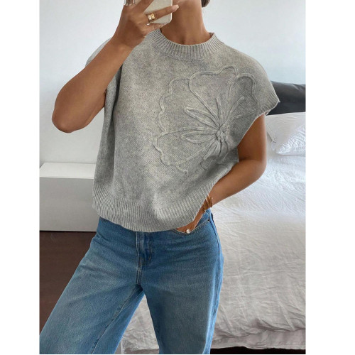 Exquisite Jacquard Knit Vest