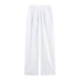 ihoov Linen-Blend Straight-Leg Trousers