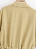 Ihoov Relaxed Lapel Short-Sleeve Sophisticated Comfort Ensemble