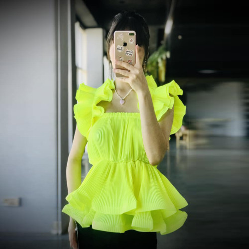 IHOOV's Leafy Lace Cropped Top