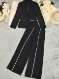 ihoov's Slim Fit Blazer & Trousers Set