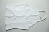Elegant Cut-Out Ruffle Pencil Skirt Set for Women