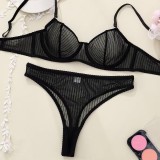 Ultra-Sheer Lingerie Set for Intimate Allure