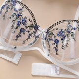ihoov's Embroidered Floral Lingerie Set