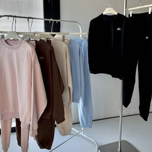 Oversized Fleece Lined Sweat Suit Set