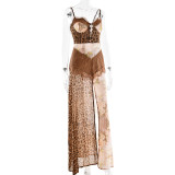 ihoov's Daring Cut-Out Lace Maxi Dress for the Fearless Femme