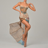 ihoov's Daring Cut-Out Lace Maxi Dress for the Fearless Femme