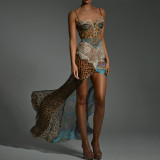 ihoov's Daring Cut-Out Lace Maxi Dress for the Fearless Femme